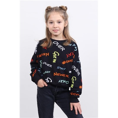 Толстовка 15413 детская (Черный)