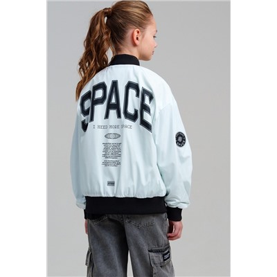 Куртка текстильная с полиуретановым покрытием для девочек (ветровка) PLAYTODAY, 1231513