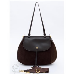 Сумка женская кожаная 1044M coffee Polina&Eiterou