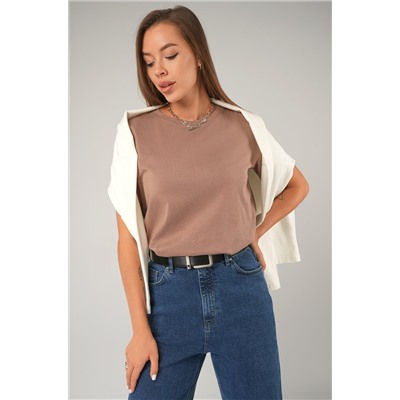 Женская базовая хлопковая футболка Happyfox