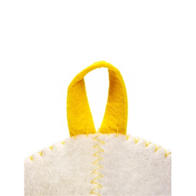 Шапка для бани и сауны «Матрешка бабл-гам», полиэфир, шерсть, белая