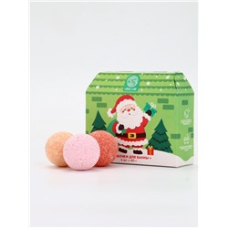 Бомбочки для ванны в домике «Дед Мороз», набор 6 шт. × 40 г, URAL LAB