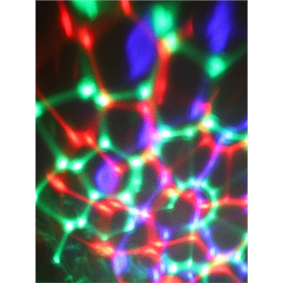 Проектор диско-шар ночник светодиодный классический, настольный 13 см / CW182609-7 /уп 48/