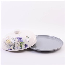 60213 Блюдо д/блинов 23,8х11см Букет фантазий LR (х12)