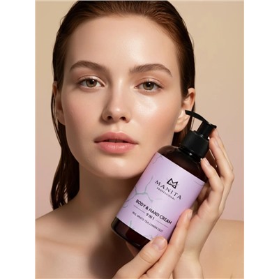 MANITA Парфюмированный крем для рук и тела / Iris, White Tea, Lemon Zest, 300 мл 28391