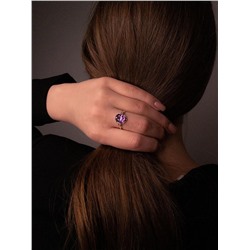 Кольцо из серебра с синт.александритом родированное 925 пробы К-3125рс946