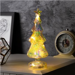 Фигура световая «Елка новогодняя», 24×12 см, 10 LED, батарейки АААх2 (нет в комплекте), свечение тёплое белое