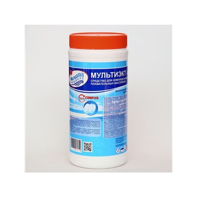 Дезинфицирующее средство «Мультиэкт 5 в 1», для воды в бассейне, комплексный препарат, таблетки 200 г, 1 кг