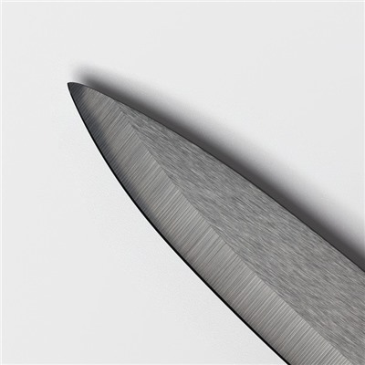 Нож кухонный керамический Magistro Black, лезвие 7.5 см, ручка soft-touch, чёрный