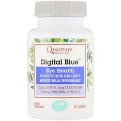 Quantum Health, Digital Blue, Eye Health, 60 Softgels