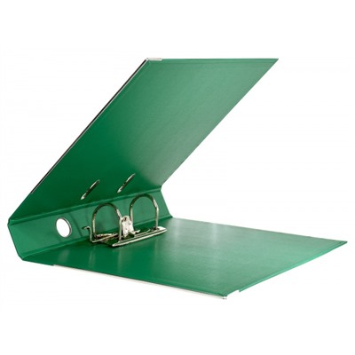 Папка-регистратор 55 мм PVC 2-стор. зеленый, с уголками P2PVC-55/Grn inФОРМАТ