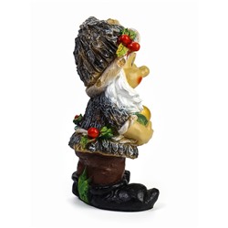 Садовая фигура из полистоуна «Гном с жёлудями», 47×26 см