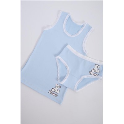 майка детская 74356 (Голубой)