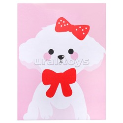 Набор творческая мастерская "Щеночек с бантиком" 30*40 см.