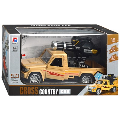 Машина "Пикап" с водной пушкой, р/у, 27 MGz, в коробке