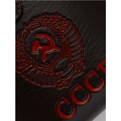 Фляжка «СССР», нержавеющая сталь, чехол, 540 мл