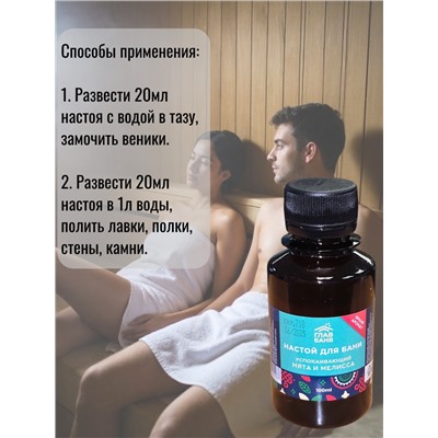 Настой Мята и мелис,100мл Б2202