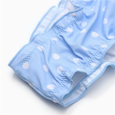 Купальник раздельный со сборкой женский MINAKU, голубой, размер 46