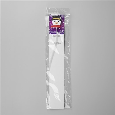 Заколка для волос светодиодная «Снеговик» 33×4 см, 1 LED, батарейки LR1130×2 (в комплекте), свечение белое