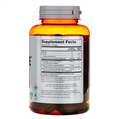 Now Foods, CLA Extreme, добавка для физической активности, 90 капсул