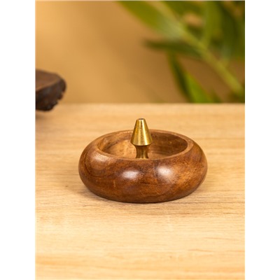 Подставка под благовония, 7×7×4.6 см, дерево шишам