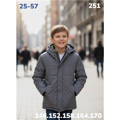 Куртка 251 серый