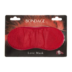 Красная маска на глаза BONDAGE