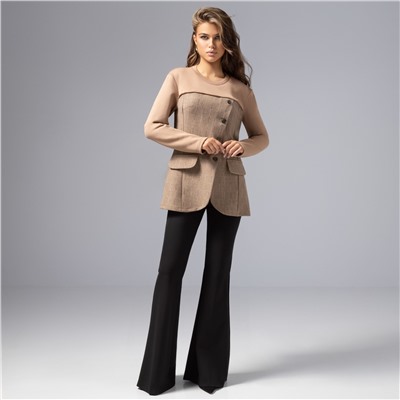 Свитшот приталенного силуэта, Вкус победы (мокка)