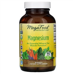 MegaFood, магний, 90 таблеток