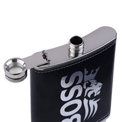 Фляжка BOSS, нержавеющая сталь, 240 мл, 8 oz