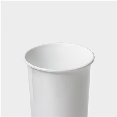 Ваза для цветов BEROSSI Sinty,1.6 л, пластик, снежно-белая