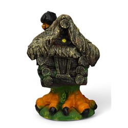 Садовая фигура из полистоуна «Избушка», 53×36 см