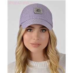 Букле пайетка квадрат стразы Бейсболка женская (56-58)