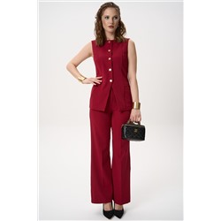 Брюки Дарси (бордовый)