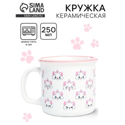 Кружка керамическая «Кошечка Мари», Коты аристократы, 250 мл