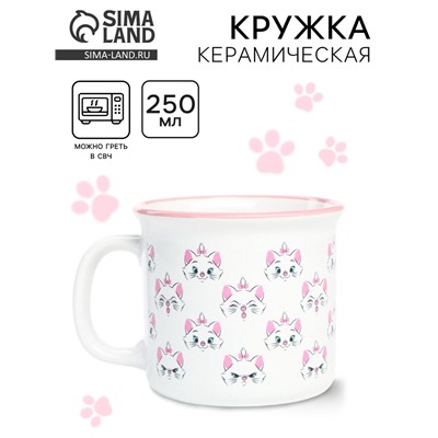 Кружка керамическая «Кошечка Мари», Коты аристократы, 250 мл