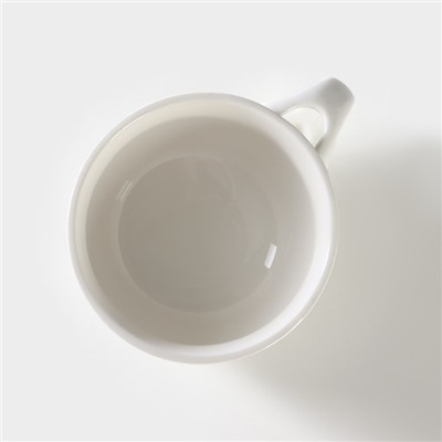 Супница BellaTenero, 450 мл, 15×11.5×7.5 см, с ложкой, на бамбуковой подставке, фарфор, белая