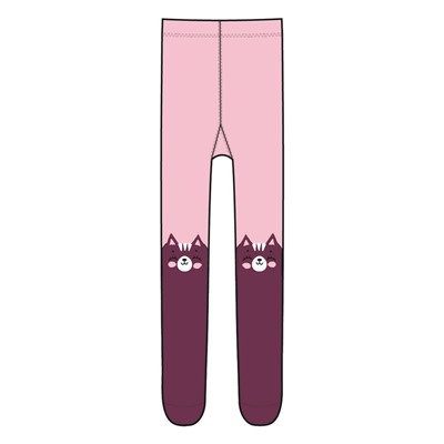 Колготки детские трикотажные махровые для девочек