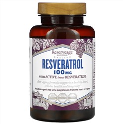 ReserveAge Nutrition, Resveratrol, 100 mg, 60 Veggie Capsules