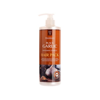 Deoproce Маска с экстрактом черного чеснока и хной Black Garlic Intensive Energy Hair Pack