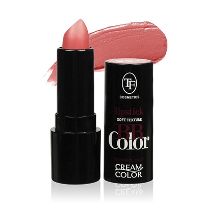 Триумф tf Помада кремовая для губ BB Color Lipstik 135 Розовый 83354