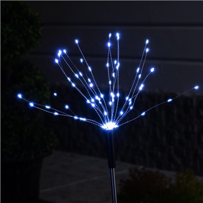 Садовый светильник на солнечной батарее «Одуванчики» 2 шт., 78 см, 160 LED, свечение белое