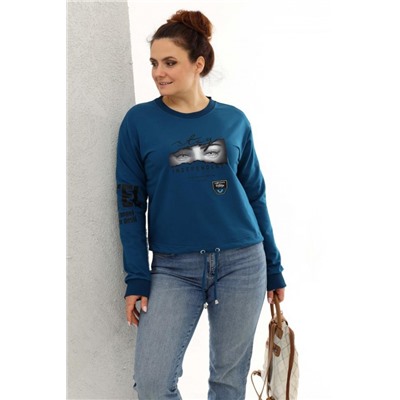 Толстовка 50519 (Петроль)