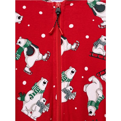 Пижама-комбинезон трикотажная унисекс для детей