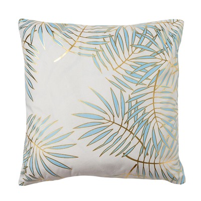 Наволочка декоративная Этель «Листва» 42×42 см, велюр