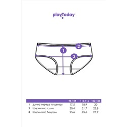Трусы, 2 шт. PLAYTODAY, 1186249