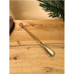 Ложка для обуви «Блеск», 35 см, латунь
