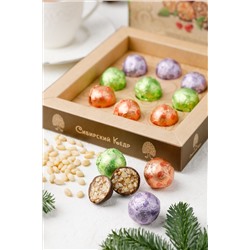 Кедровый грильяж ассорти / яблоко, шишка, черемуха / 120 г / ТМ Сибирский кедр