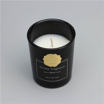 Ароматическая свеча в стакане Aroma Candle, белый чай, 5.5×6.5 см
