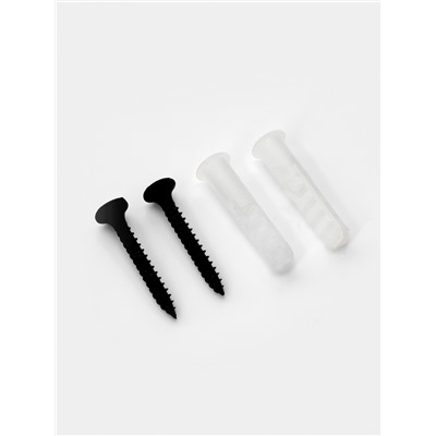 Органайзер-стойка для ниток, настенная/настольная, с подставкой, 40×31 см, чёрный